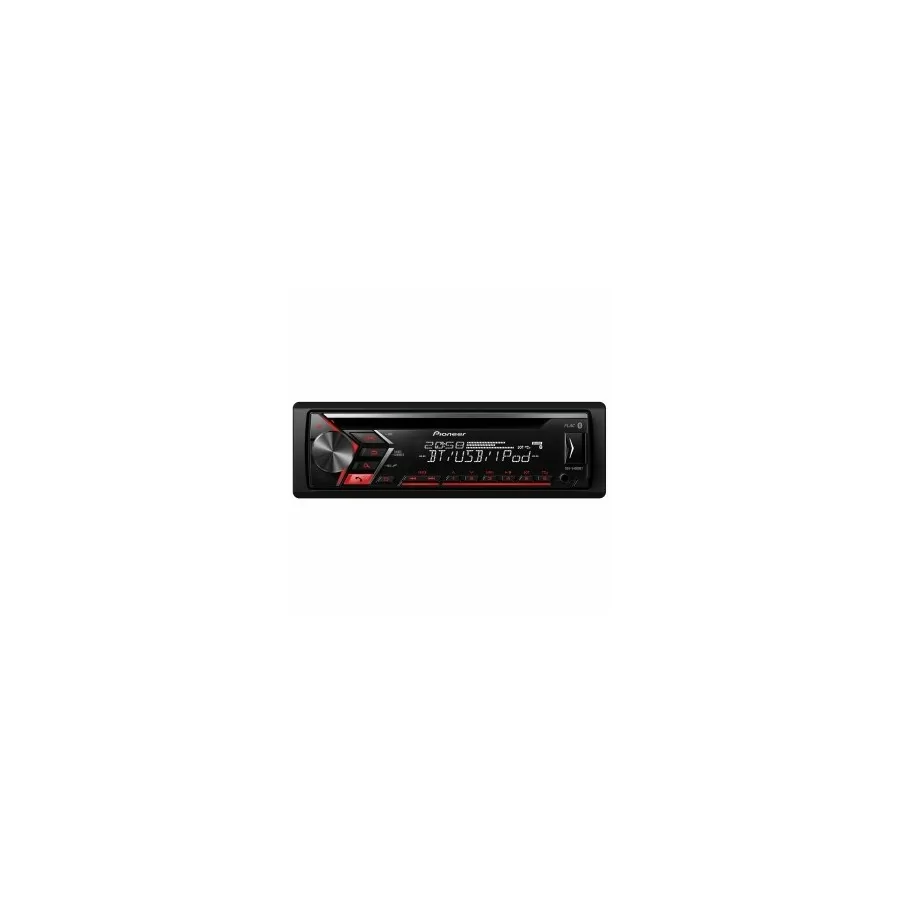 Radio Coche Pioneer DEH-S100UB CD USB AUX Rojo