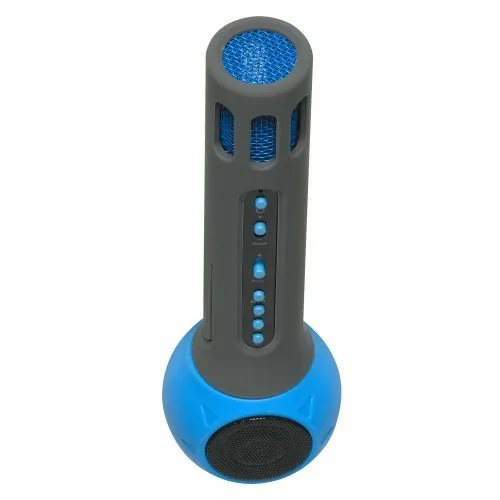 Micrófono Denver KMS-10BLUE karaoke Azul, Gris