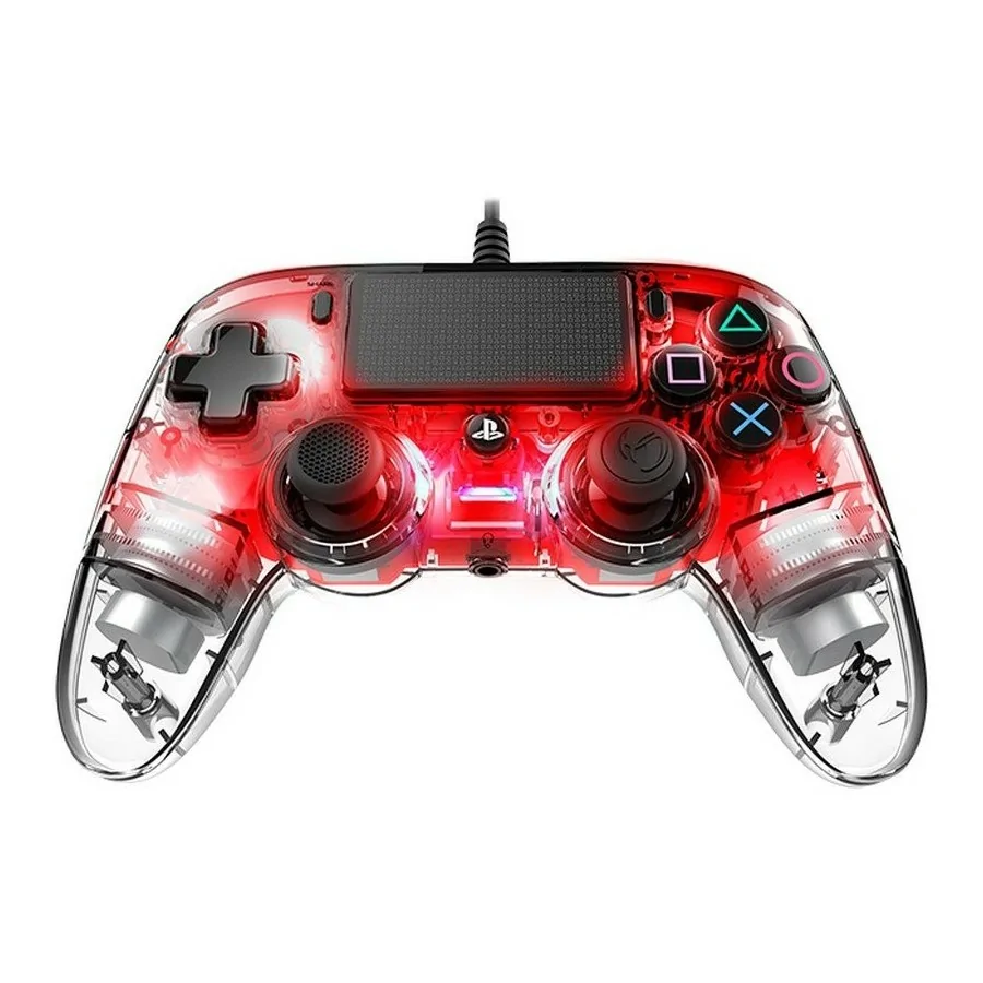 Comprar Mando Nacon Ps4 Compact Wired Light Red