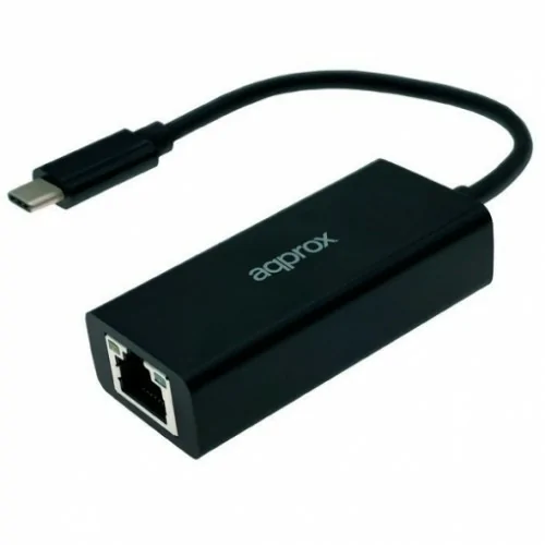 Adaptador Approx USB Tipo C a Ethernet 1000 Mbps