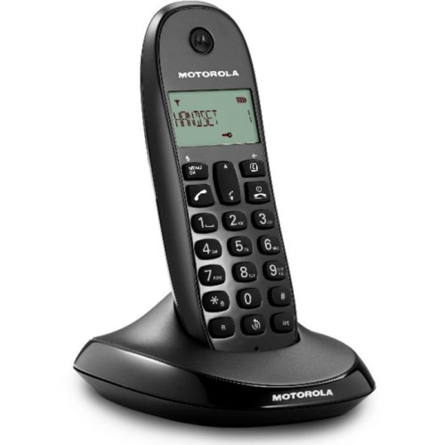 Teléfono Motorola C1001L Negro