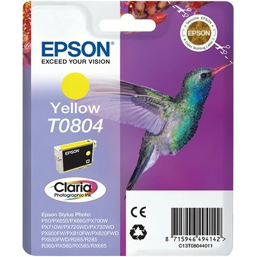 Epson Hummingbird Cartucho T0804 amarillo