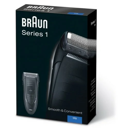 Braun 170s-1 Máquina de afeitar de láminas Recortadora Negro
