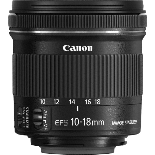 Canon EF-S 10-18mm f 4.5-5.6 IS STM SLR Objetivo ultra ancho Negro