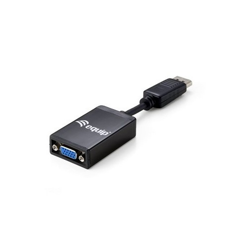 Equip 133435 adaptador de cable de vídeo 0,15 m DisplayPort VGA Negro