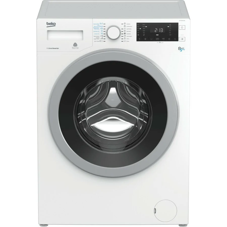 Beko HTV 8733 XS0 lavadora-secadora Independiente Carga frontal
