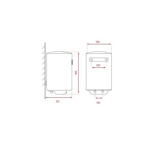 Teka EWH 30 C Vertical Depósito (almacenamiento de agua)