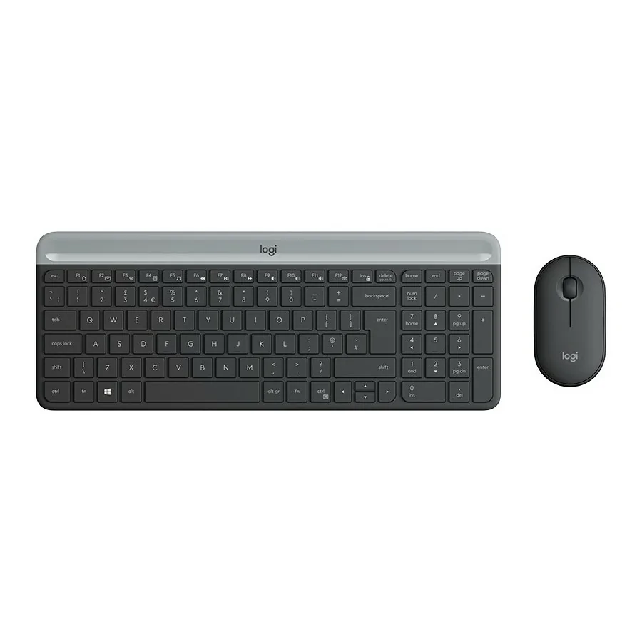 Logitech Slim Wireless Keyboard and Mouse Combo MK470 teclado