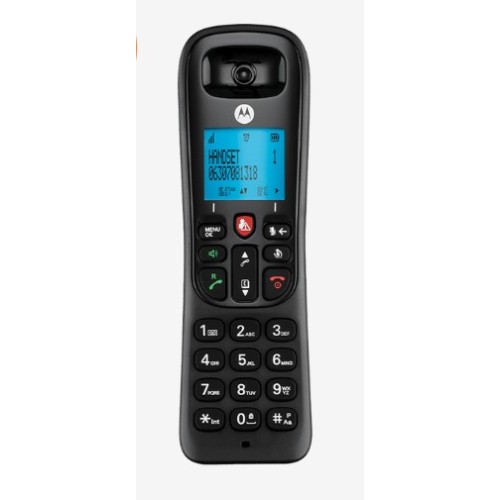 Motorola CD4001 Teléfono DECT Identificador de llamadas Negro