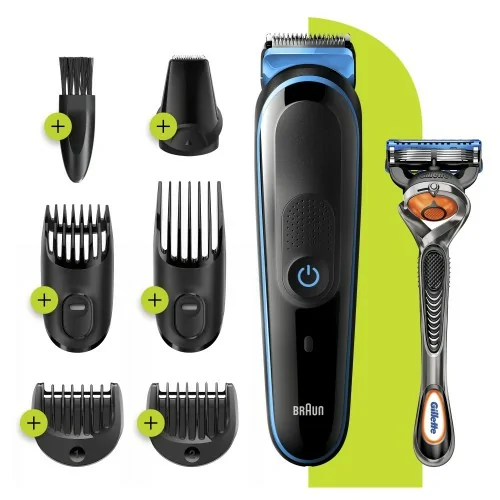 Braun 81705164 cortadora de pelo y maquinilla Negro, Azul