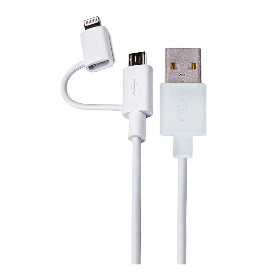 Cable Dcu Micro Usb & Ligthing Iphone A Usb 1m