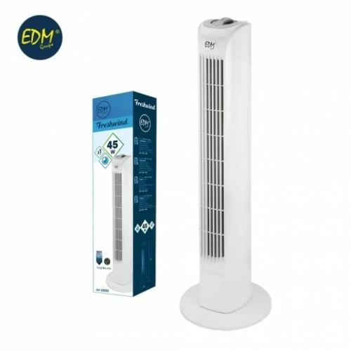 Ventilador de Torre EDM 45W Blanco