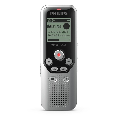 Philips DVT1250 dictáfono Memoria interna y tarjeta de memoria