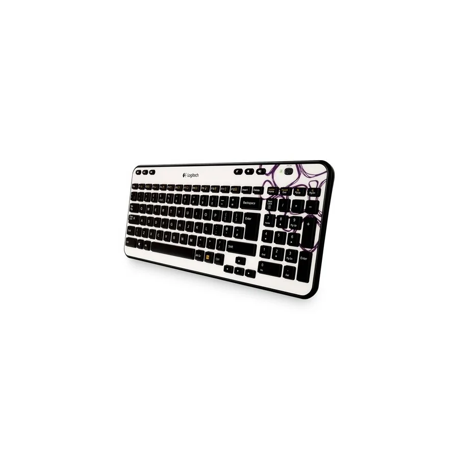 Logitech K360 NSEA Purple Pebbles teclado RF inalámbrico