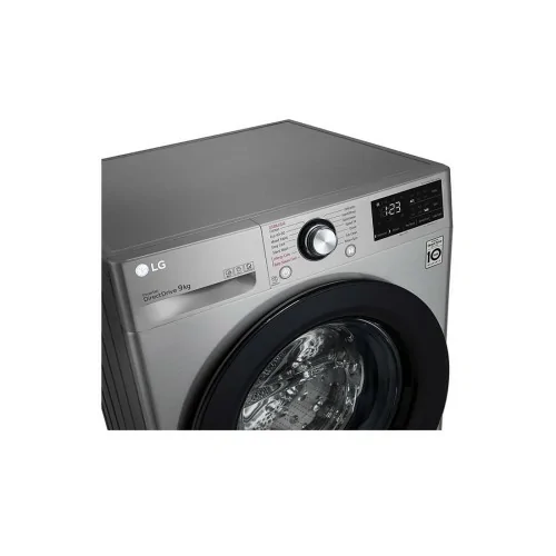 LG F4WV309S6TE lavadora Carga frontal 9 kg 1400 RPM B Plata, Acero inoxidable