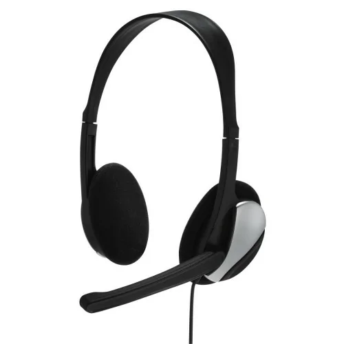 Hama | Auricular HS-P100, color Negro y Plata