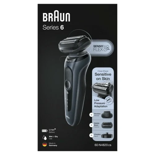 Braun Series 6 60-N4820cs Máquina de afeitar de láminas