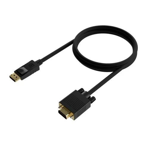 AISENS Cable Conversor DISPLAYPORT a VGA, DP/M-VGA/M, Negro