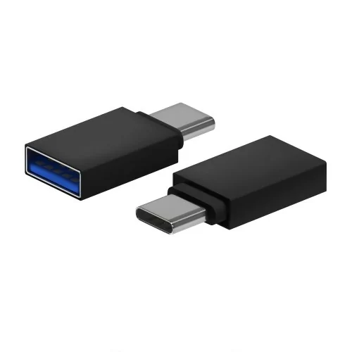 AISENS Mini Adaptador Aluminio USB 3.2 Gen1 3A, Tipo