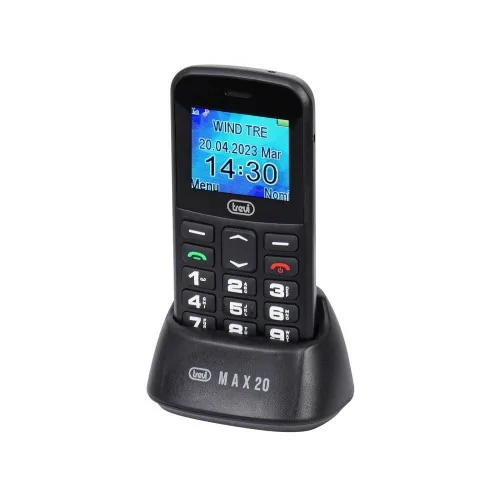 Trevi Max 20 4,5 cm (1.77") Negro Teléfono para personas mayores