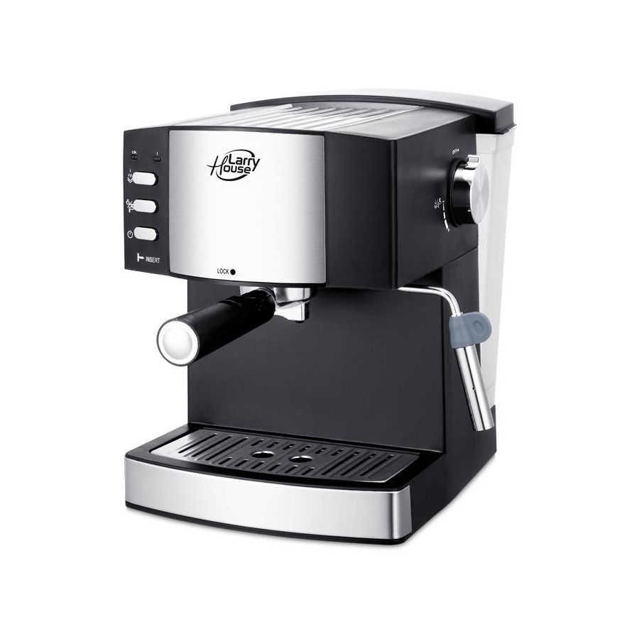 CAFETERA ESPRESSO 15 BAR 850W 1.6L CONTROL DE VAPOR LATERAL LARRYHOUSE