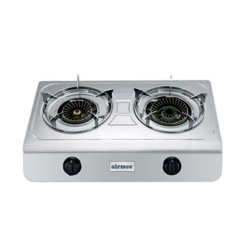 COCINA DE GAS INOX 2 FUEGOS AIRMEC