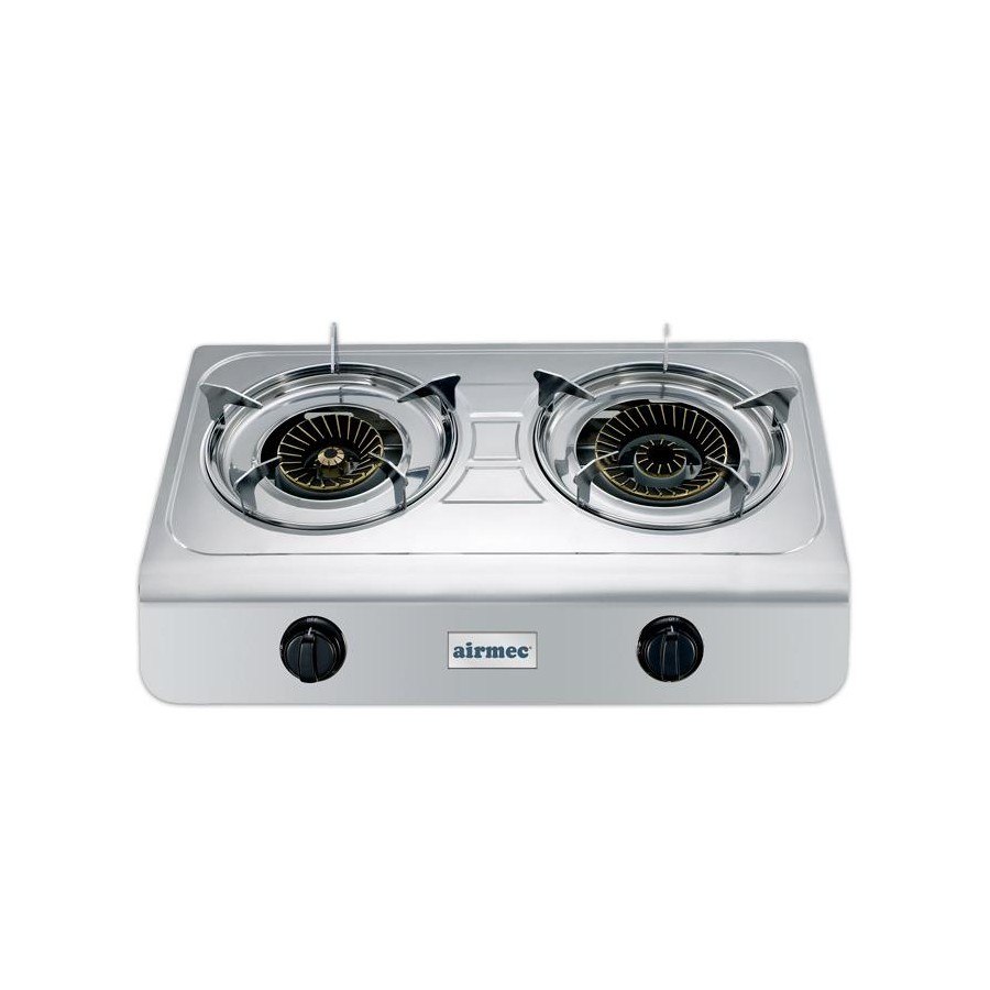 COCINA DE GAS INOX 2 FUEGOS AIRMEC