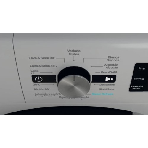 Whirlpool FFWDB 964369 SBV SPT lavadora Carga frontal 9 kg 1400