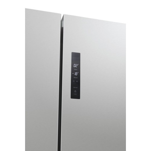 Hoover H-FRIDGE 700 MAXI HSF818FX nevera puerta lado a lado Independiente 436 L F Acero inoxidable