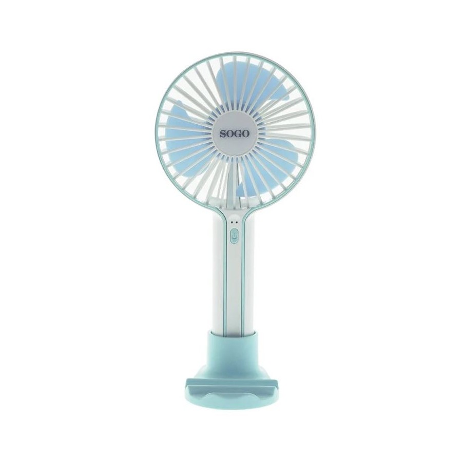 VENTILADOR DE MANO SOGO SS-21420 P /RECARGABLE/4W/