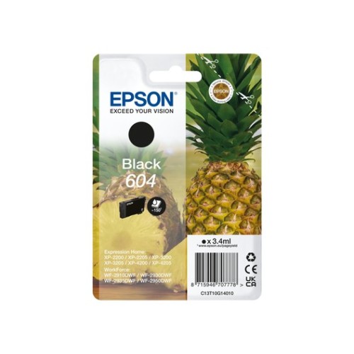 Epson 604 cartucho de tinta 1 pieza(s) Original Rendimiento