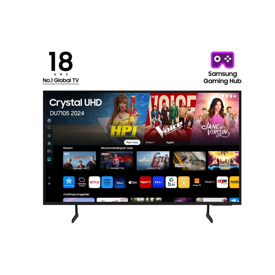 Samsung TU55DU7105K 139,7 cm (55") 4K Ultra HD Smart TV Wifi Samsung TU55DU7105K 139,7 cm (55") 4K Ultra HD Smart TV Wifi