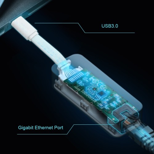 TP-Link UE300C adaptador y tarjeta de red Ethernet 1000 Mbit/s