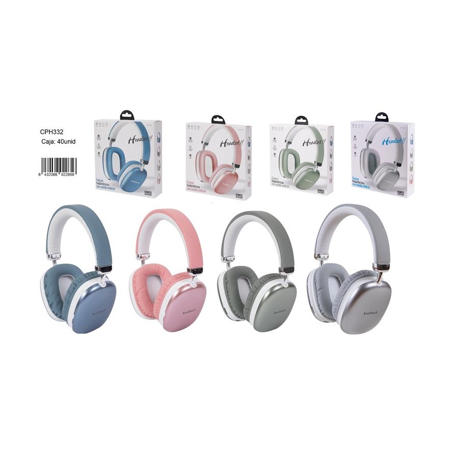 AURICULARES KOOLTECH CPH332 BT COLORES