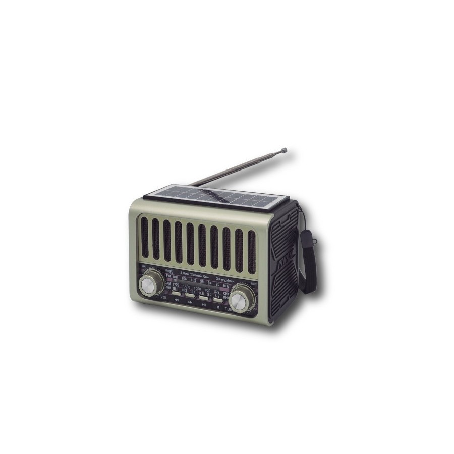 RADIO SAMI RS-11821 3 BANDAS BT USB MICRO SOLAR