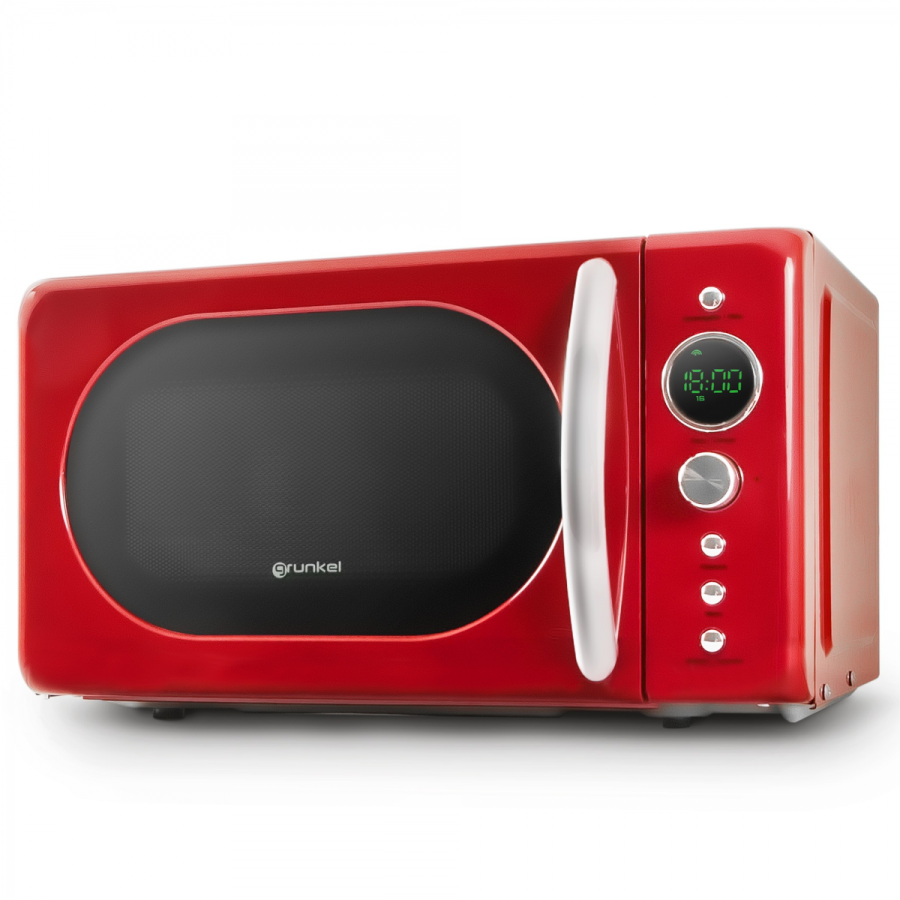 MICROONDAS GRUNKEL MW-DGR 20L 700W VINTAGE ROJO