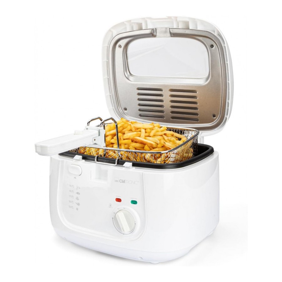 FREIDORA DE ACEITE CLATRONIC FR3771 /2.5L/BLANCO