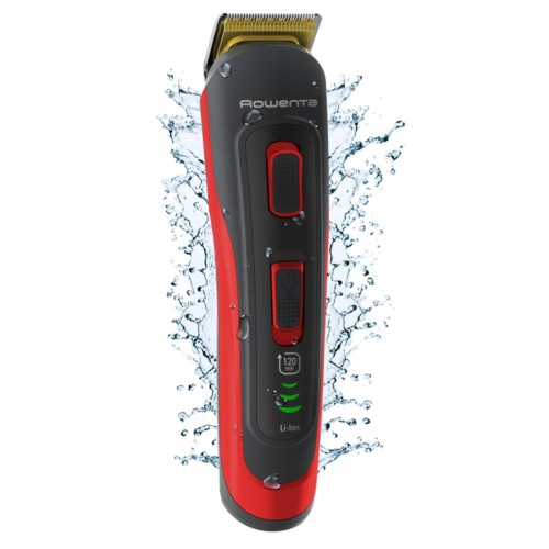 Rowenta TN9400F4 cortadora de pelo y maquinilla Negro, Rojo 3 Ión de litio