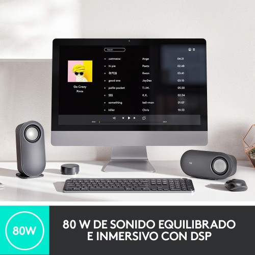 Logitech 980-001348 conjunto de altavoces 40 W Universal Grafito 2.1 canales 10 W Bluetooth Logitech 980-001348 conjunto de altavoces 40 W Universal Grafito 2.1 canales 10 W Bluetooth