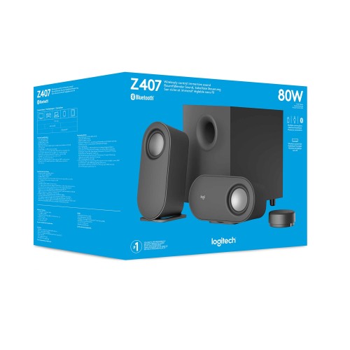 Logitech 980-001348 conjunto de altavoces 40 W Universal Grafito 2.1 canales 10 W Bluetooth Logitech 980-001348 conjunto de altavoces 40 W Universal Grafito 2.1 canales 10 W Bluetooth