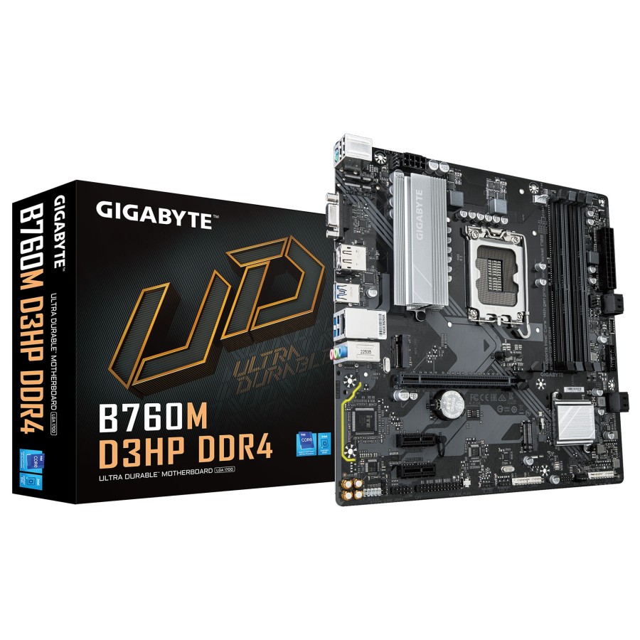 GIGABYTE B760M D3HP DDR4 - Compatible con CPUs Intel Core de GIGABYTE B760M D3HP DDR4 - Compatible con CPUs Intel Core de