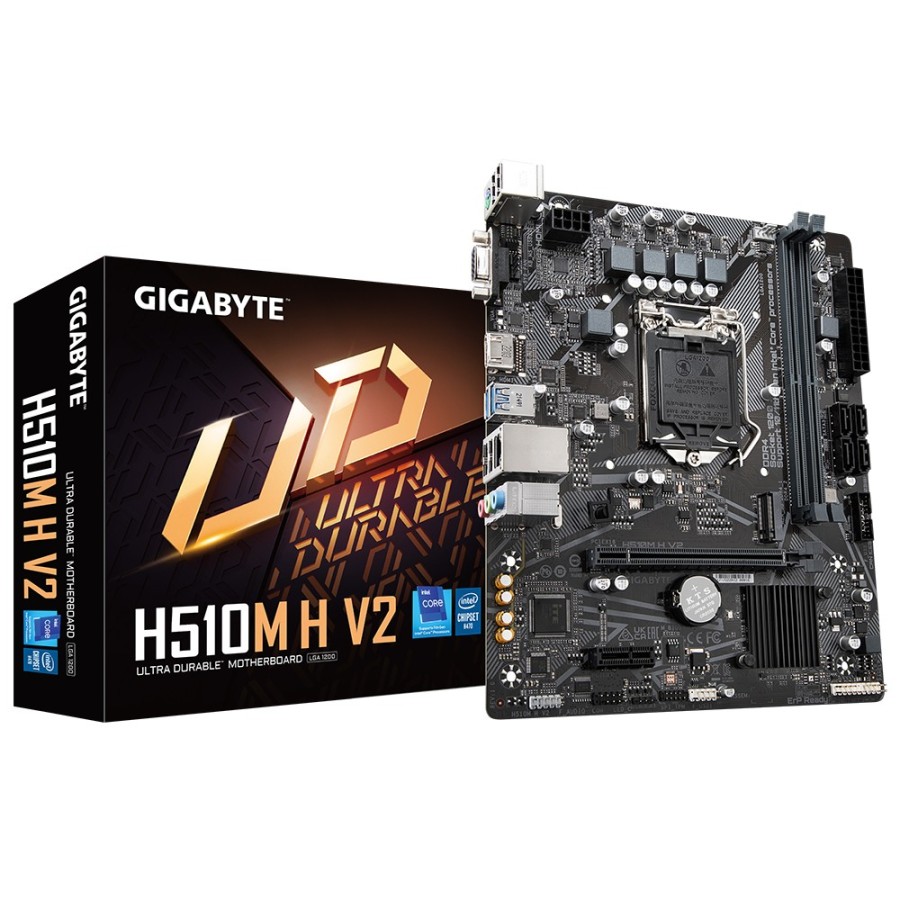 GIGABYTE H510M H V2 placa base Intel H510 Express LGA 1200 (Socket H5) micro ATX GIGABYTE H510M H V2 placa base Intel H510 Express LGA 1200 (Socket H5) micro ATX