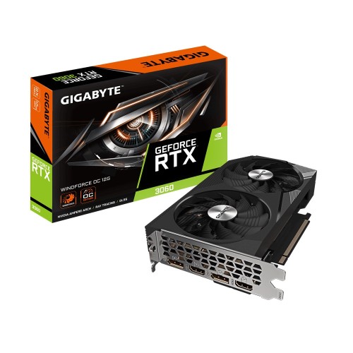 GIGABYTE GeForce RTX 3060 WINDFORCE OC 12G (rev. 2.0) NVIDIA 12