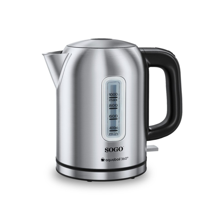 Sogo KET-SS-7780 tetera eléctrica 1 L 2200 W Acero inoxidable