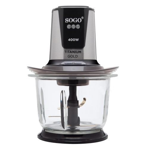 Sogo PIC-SS-5260 picadora eléctrica de alimentos 1,5 L 400 W Negro