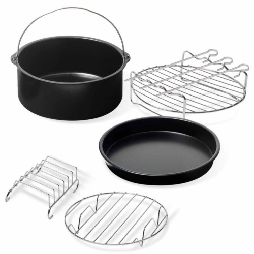 Sogo ACC-SS-17320 accesorio para freidoras Kit de accesorios Negro, Cromo