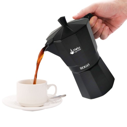Sogo CAF-SS-7620 cafetera manual Cafetera italiana Negro