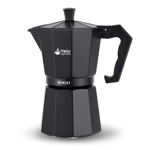 Sogo CAF-SS-7620 cafetera manual Cafetera italiana Negro