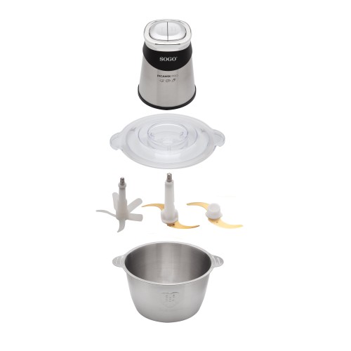 Sogo PIC-SS-5262 picadora eléctrica de alimentos 1,8 L 500 W Acero inoxidable Sogo PIC-SS-5262 picadora eléctrica de alimentos 1,8 L 500 W Acero inoxidable