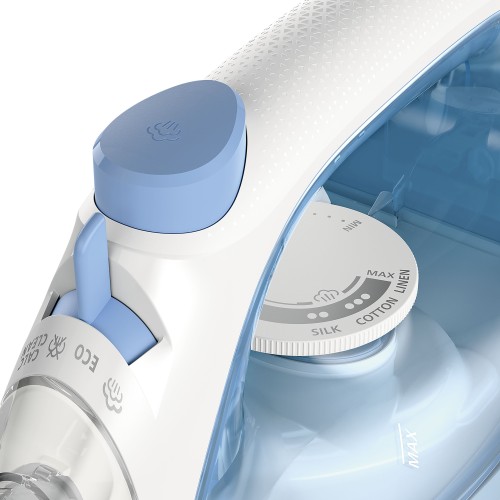 Philips 1000 series DST1030 20 plancha Plancha a vapor Suela antiadherente 2000 W Azul, Blanco